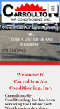 Mobile Screenshot of carrolltonac.com